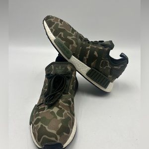 ADIDAS NMD R1 DUCK CAMO SHOES MENS SIZE 8 ATHLETIC SHOES GREEN BROWN TAN